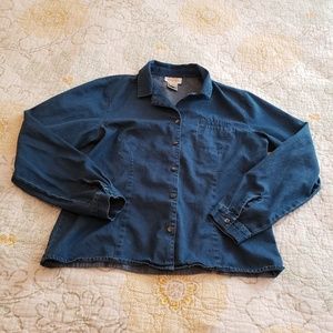 Talbots Longsleeve Denim Button Down